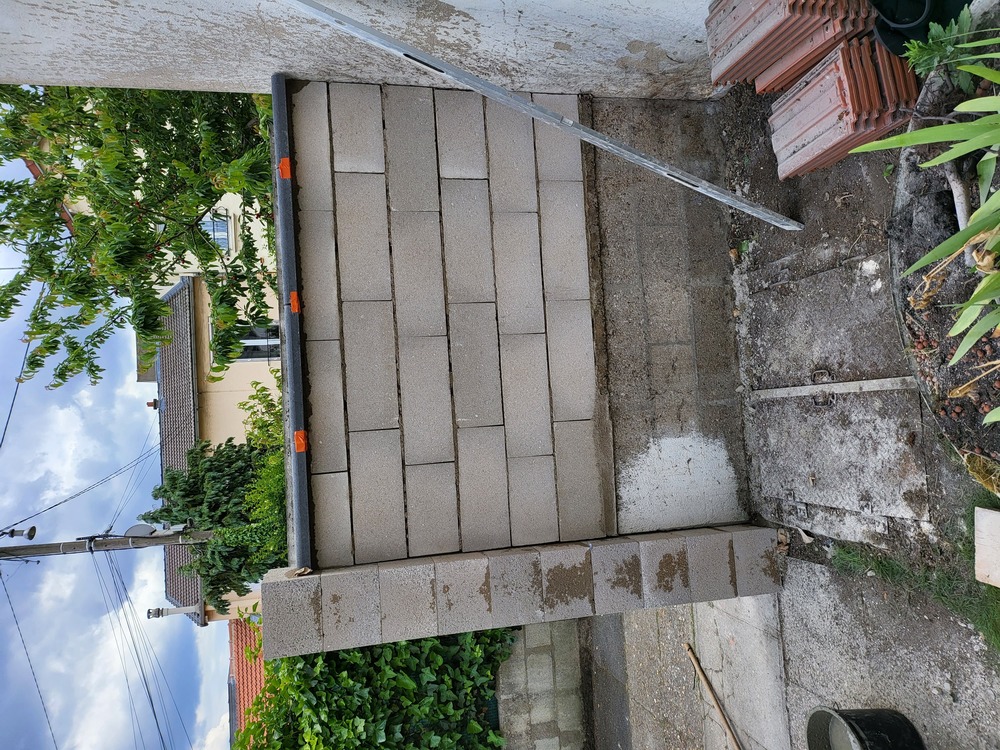 Mur extérieur en parpaings