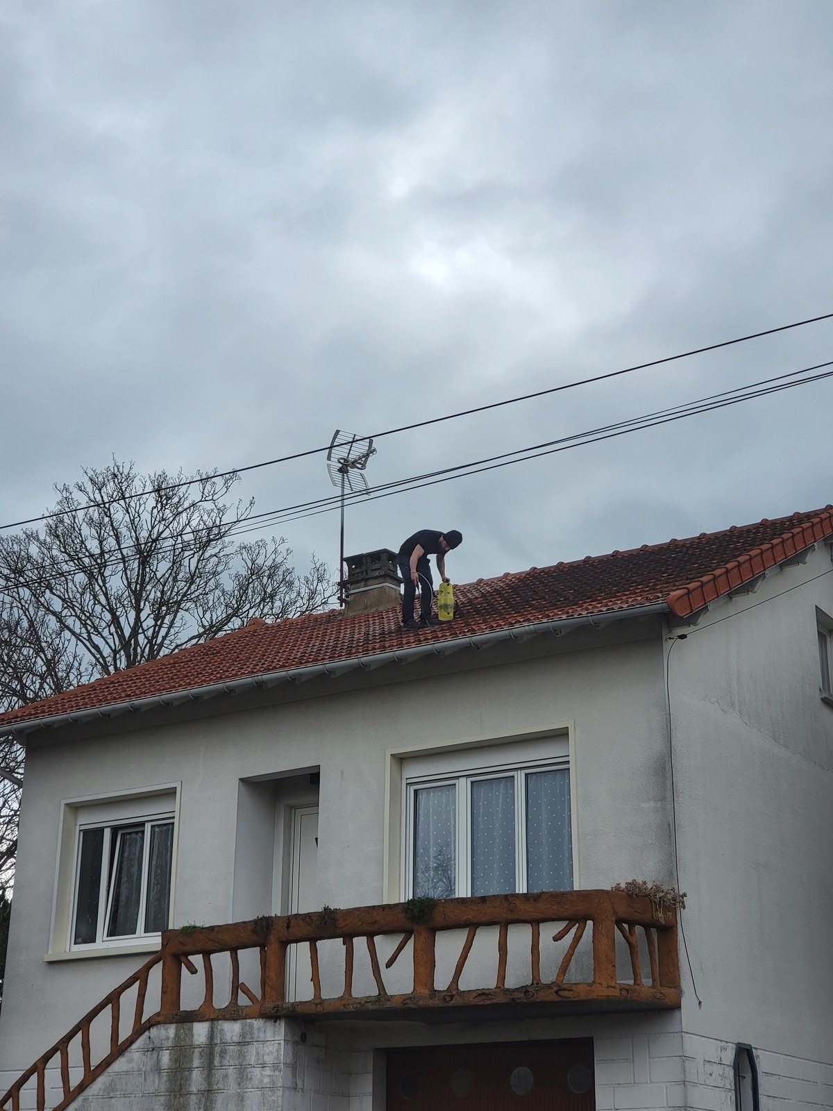 Rénovation toiture en cours